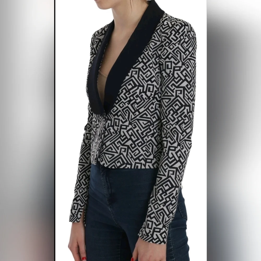Patrizia Pepe Blue Blazer Single Breasted Long Sleeve M
